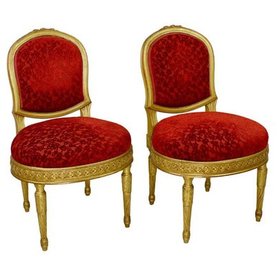 Louis XVI Salon Chairs, France, 1860, Set of 2-KMT-1114063