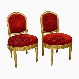 Louis XVI Salon Chairs, France, 1860, Set of 2-KMT-1114063