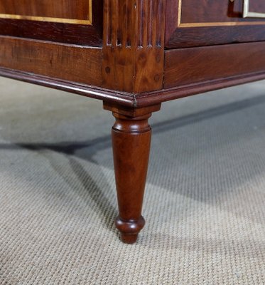 Louis XVI Scriban Secretary Desk in Mahogany and Precious Woods, 18th Century-RVK-1288857