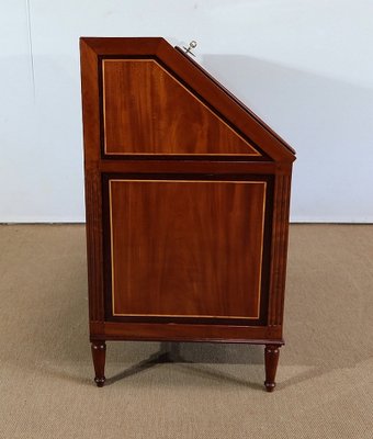 Louis XVI Scriban Secretary Desk in Mahogany and Precious Woods, 18th Century-RVK-1288857