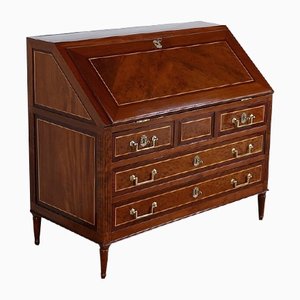 Louis XVI Scriban Secretary Desk in Mahogany and Precious Woods, 18th Century-RVK-1288857