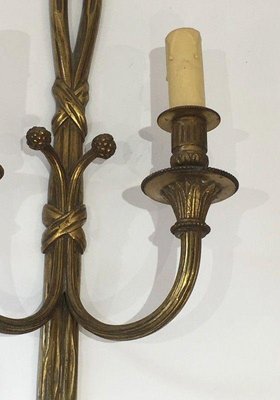 Louis XVI Stye Bronze Sconces, Set of 2-BA-1365532