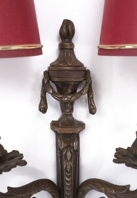 Louis XVI Style Bronze Sconces, 1978, Set of 2-GCG-1739639