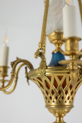 Louis XVI Style Chandelier in Gilded Bronze, 1900s-CEJ-1789502