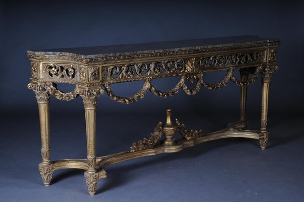 Louis XVI Style Console Table-FLW-1402013