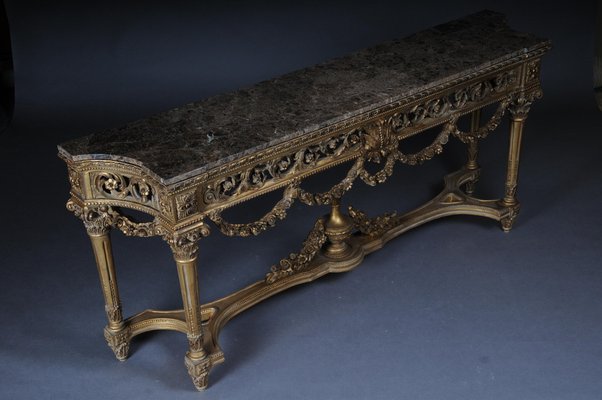 Louis XVI Style Console Table-FLW-1402013