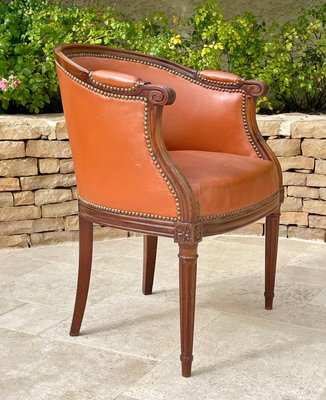 Louis XVI Style Desk Chair-NEV-2028810