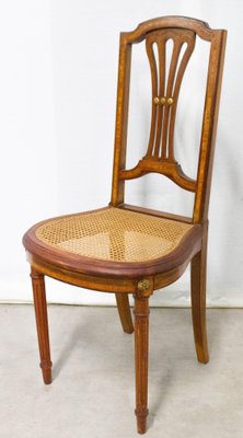 Louis XVI Style French Caned Dining Chairs or Side Chairs, Set of 2-RIU-857526