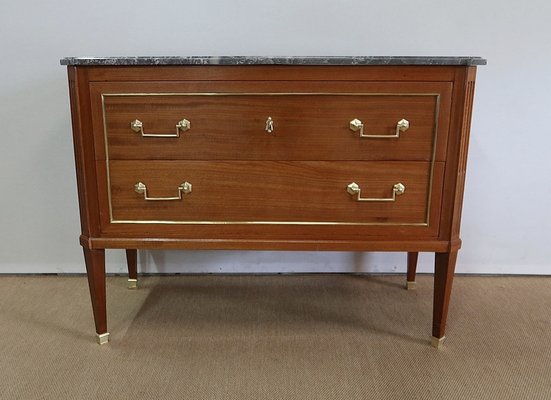 Louis XVI Style Mahogany Chest of Drawers, 19th-century-RVK-1142157