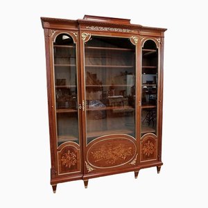 Louis XVI Style Mahogany Library, Late 19th-Century-RVK-1263560