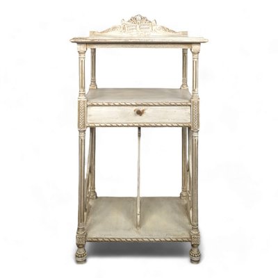 Louis XVI Style Music Cabinet-HLV-2024379