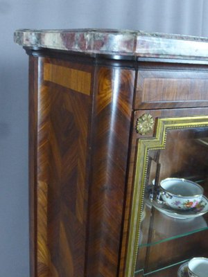 Louis XVI Style Showcase Cabinet-WSV-1409664