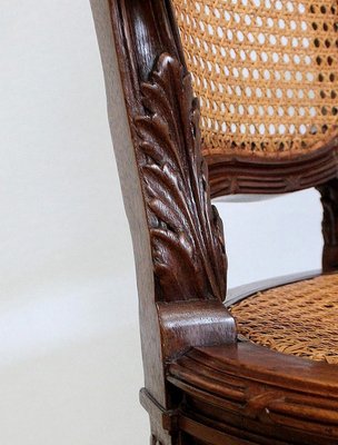 Louis XVI Style Solid Mahogany Chair, 1900s-RVK-1000002