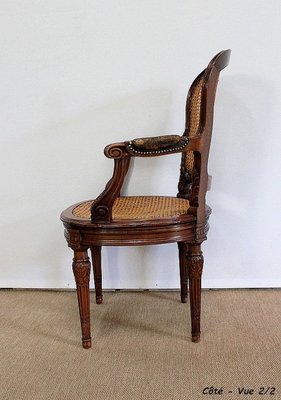 Louis XVI Style Solid Mahogany Chair, 1900s-RVK-1000002