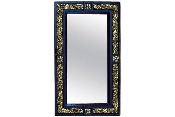 Louis XVI Style Wood and Gilt Plaster Mirror, 1900s-CEJ-488361