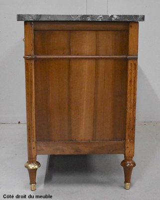 Louis XVI Walnut Chest of Drawers, Late 1700s-RVK-857793