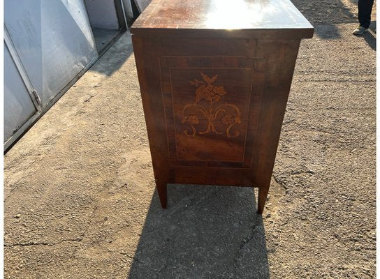 Louis XVI Walnut Inlaid Commode-LAM-1766305