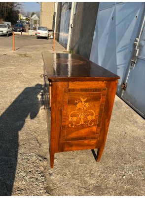 Louis XVI Walnut Inlaid Commode-LAM-1766305