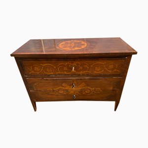 Louis XVI Walnut Inlaid Commode-LAM-1766305