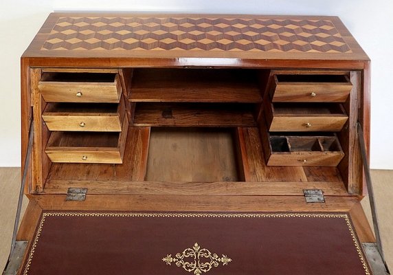 Louis XVI Walnut Slope Secretary-RVK-1118449