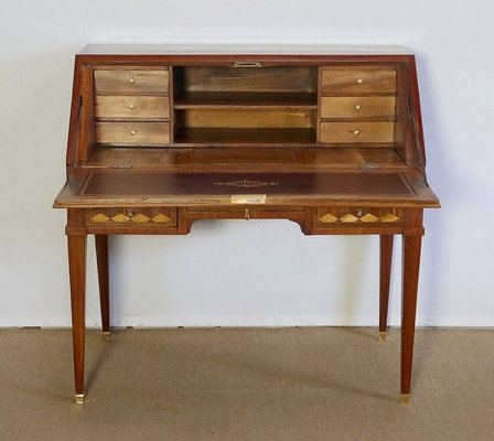 Louis XVI Walnut Slope Secretary-RVK-1118449