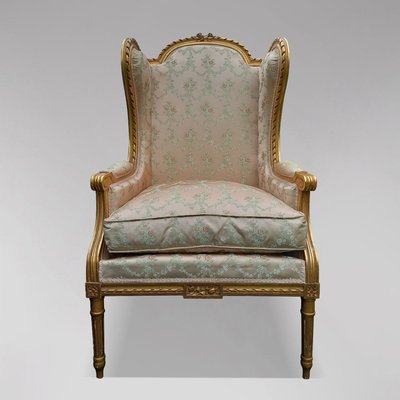 Louis XVI Wing Chair-LXX-2017430