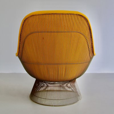 Lounge Chair and Footstool Set by Warren Platner for Knoll Inc. / Knoll International, 1966, Set of 2-INL-681349