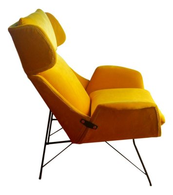 Lounge Chair by Augusto Bozzi for Saporiti Italia, 1950s-FIP-777133