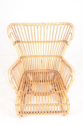 Lounge Chair in Bamboo by Tove and Edvard Kindt-Larsen-FK-1133225