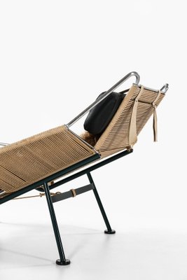 Lounge Chair in Metal and Sheepskin attributed to Hans Wegner, 1960s-SC-1629840