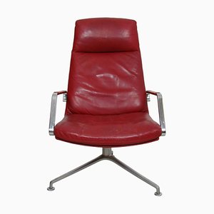 Lounge Chair in Red Leather by Jørgen Kastholm, 1990s-MTD-1438200