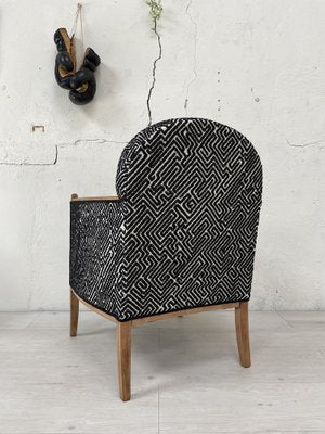 Lounge Chair in Wood and Fabric-UX-1261276