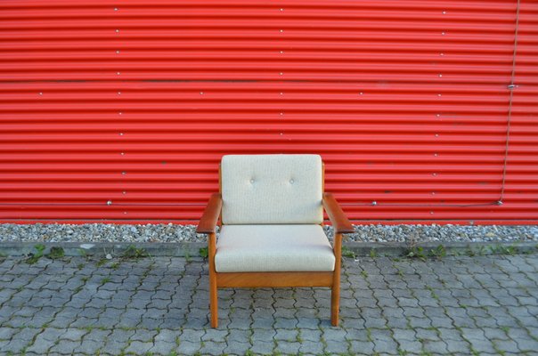 Lounge Chair & Ottoman from Knoll Antimott, 1960s, Set of 2-UF-735898