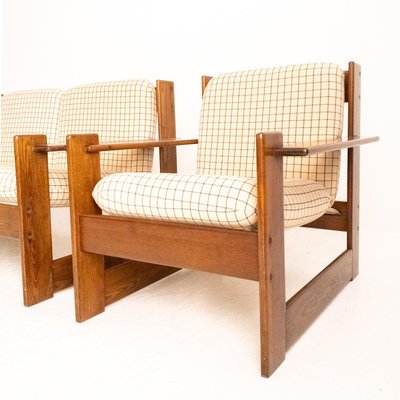 Lounge Chair & Sofa in the Style of Afra and Tobia Scarpa, Set of 2-UPW-978112