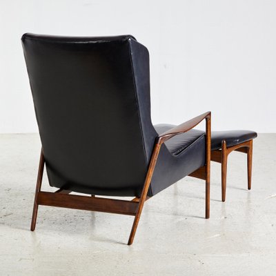 Lounge Chair with Footrest by Ib Kofod-Larsen-CI-1232646