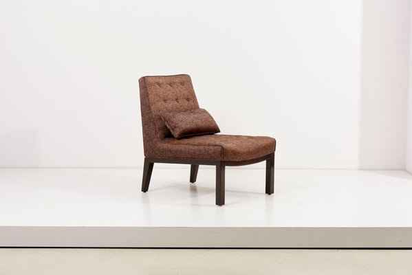 Lounge Chair with Ottoman by Edward Wormley for Dunbar, USA, 1960s, Set of 2-SFD-996161