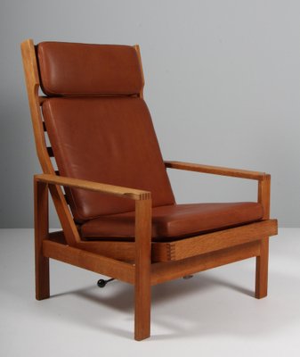 Lounge Chair with Ottoman by Henry Schubell for Madsen & Schubell, 1960s, Set of 2-HJB-1422314