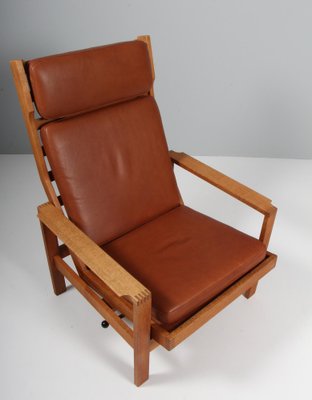 Lounge Chair with Ottoman by Henry Schubell for Madsen & Schubell, 1960s, Set of 2-HJB-1422314