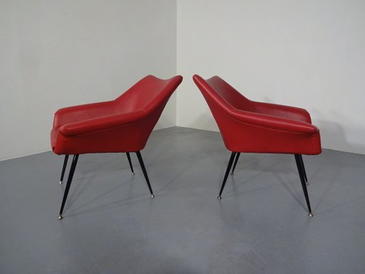 Lounge Chairs, 1960s, Set of 4-RDW-604821