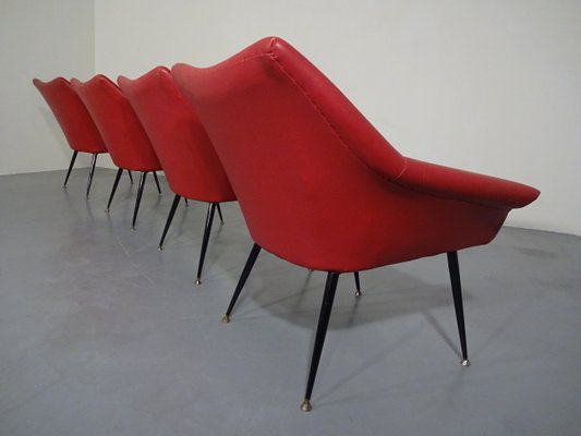 Lounge Chairs, 1960s, Set of 4-RDW-604821