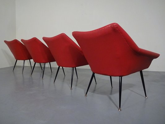 Lounge Chairs, 1960s, Set of 4-RDW-604821