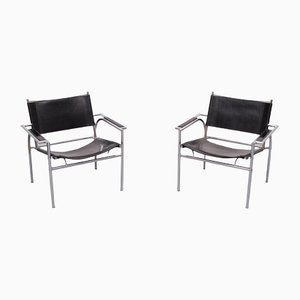 Lounge Chairs by Gerard Vollenbrock for Leolux, 1980s, Set of 2-GCG-1290698