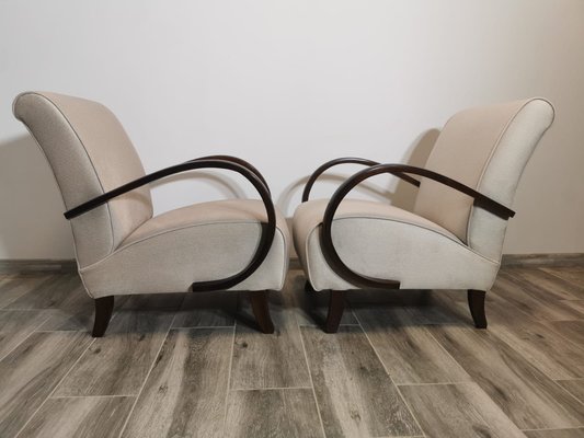 Lounge Chairs by Jindrich Halabala, 1940s, Set of 2-QJA-1731770