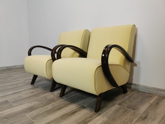 Lounge Chairs by Jindrich Halabala, 1940s, Set of 2-QJA-1731769