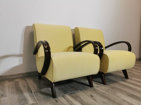 Lounge Chairs by Jindrich Halabala, 1940s, Set of 2-QJA-1731769