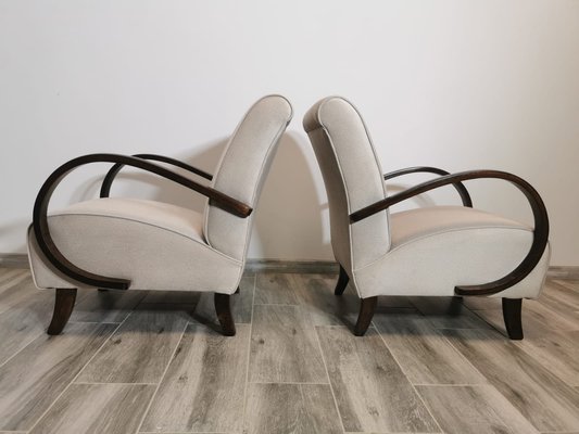 Lounge Chairs by Jindrich Halabala, 1940s, Set of 2-QJA-1731770