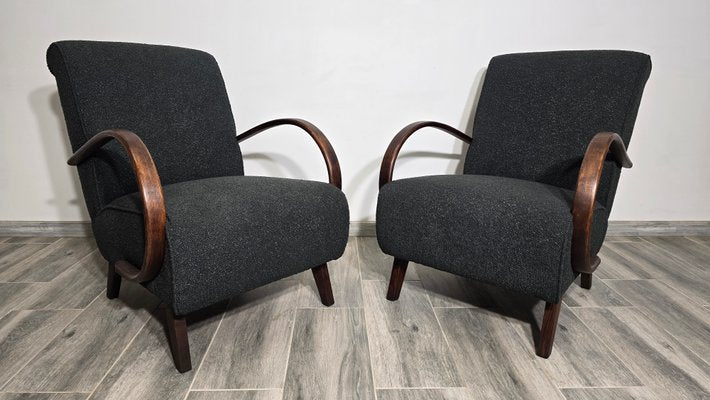 Lounge Chairs by Jindrich Halabala, 1940s, Set of 2-QJA-2034777