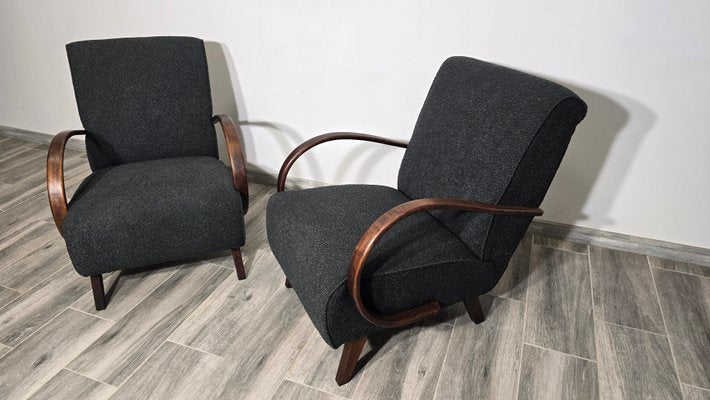 Lounge Chairs by Jindrich Halabala, 1940s, Set of 2-QJA-2034777