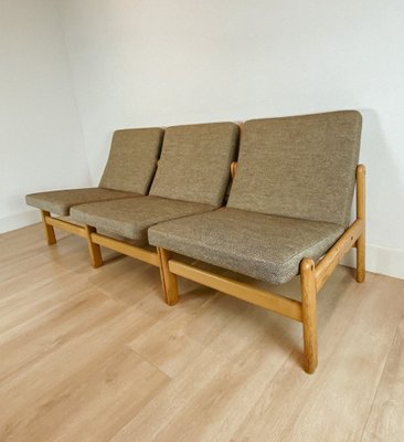 Lounge Chairs by Jørgen Baekmark for FDB, 1960s, Set of 3-ORQ-1408032