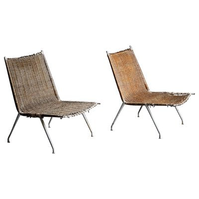 Lounge Chairs by Raoul Guys for Airborne, France, 1950s, Set of 2-SFD-1784702